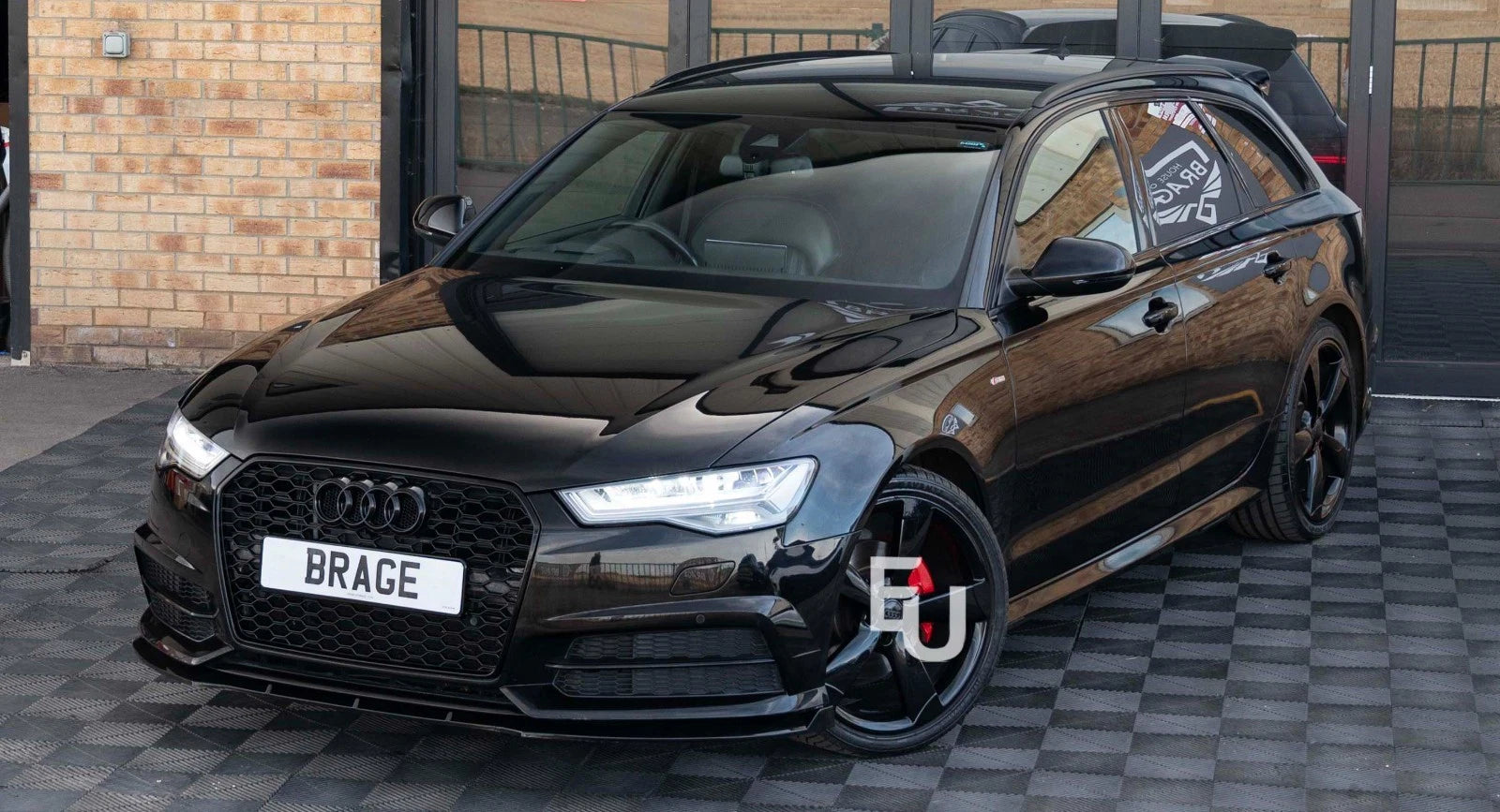 FOR AUDI A6 C7 S-LINE SALOON/AVANT FRONT BUMPER LIP SPOILER SPLITTER 2014-2018