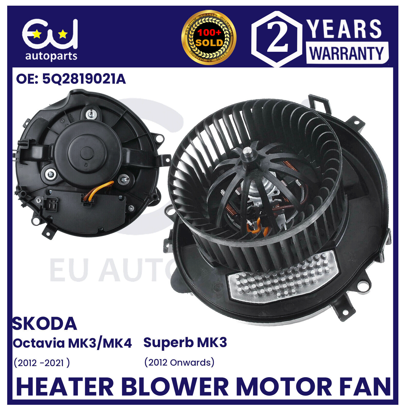 Skoda superb blower online motor