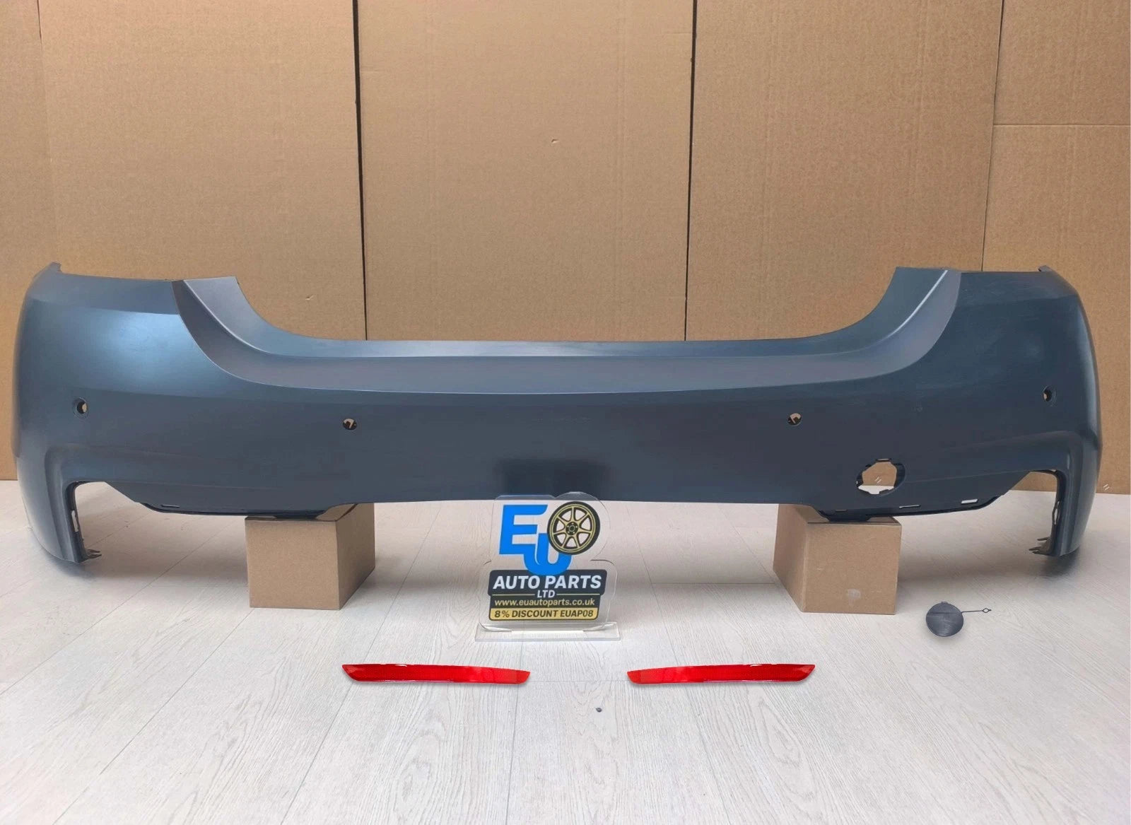 FOR BMW 4 SERIES F36 GRAN COUPE 2014-2020 M-SPORT REAR BUMPER WITH PDC HOLES
