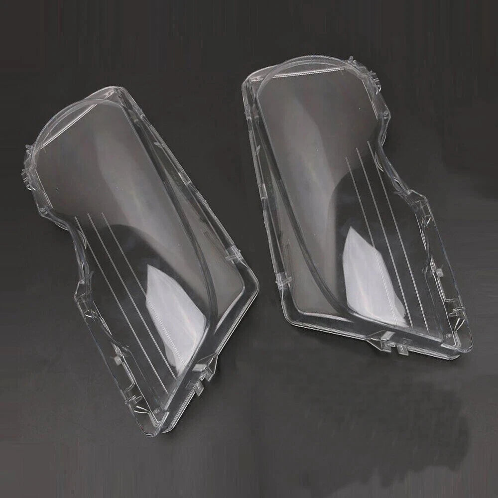 FOR BMW E46 3 SERIES LEFT RIGHT PAIR HEADLGHT HEADLAMP LENS CLEAR COVER 1999-01