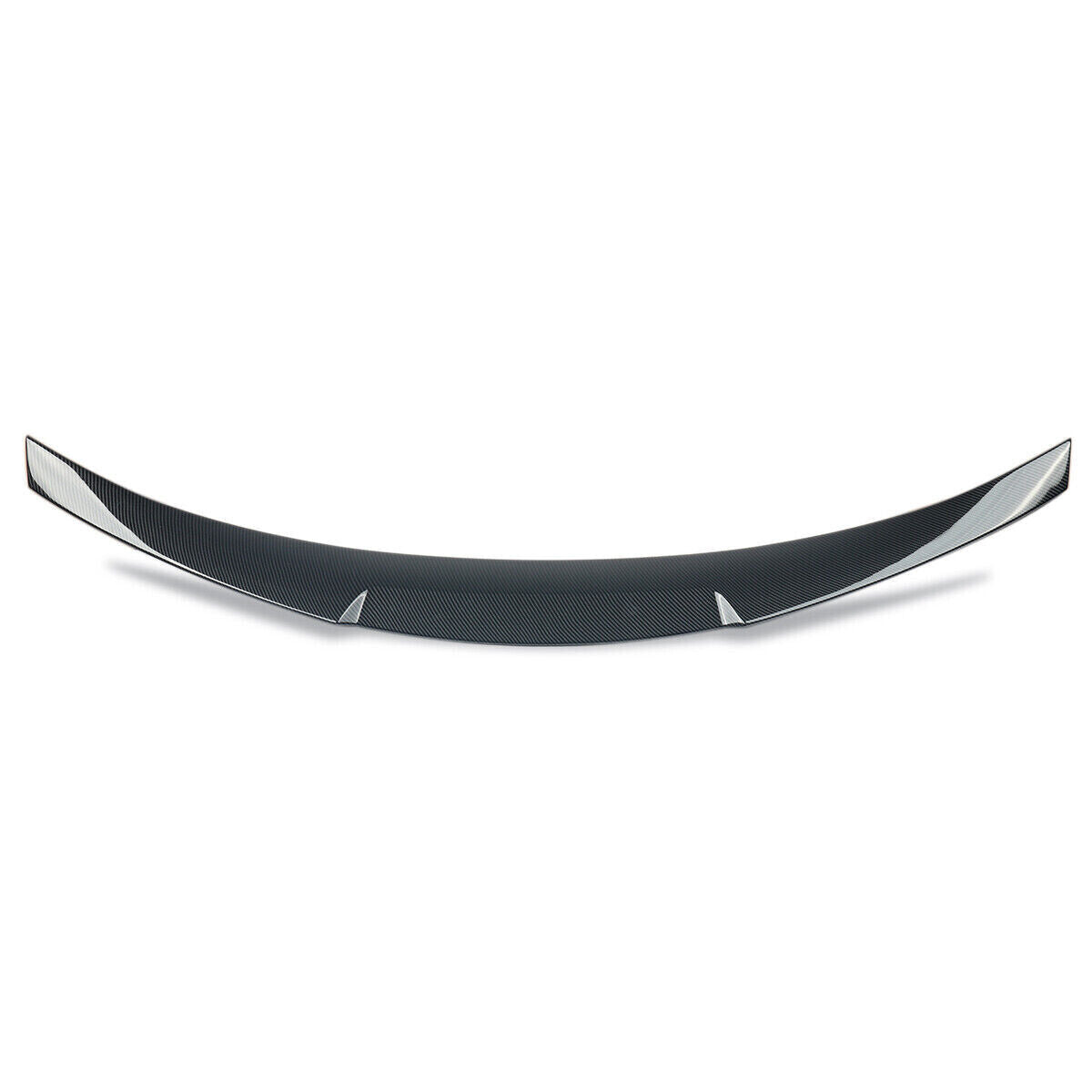 FOR BMW 3 SERIES E90 M SPORT V STYLE REAR TRUNK BOOT SPOILER LIP CARBON LOOK FIT