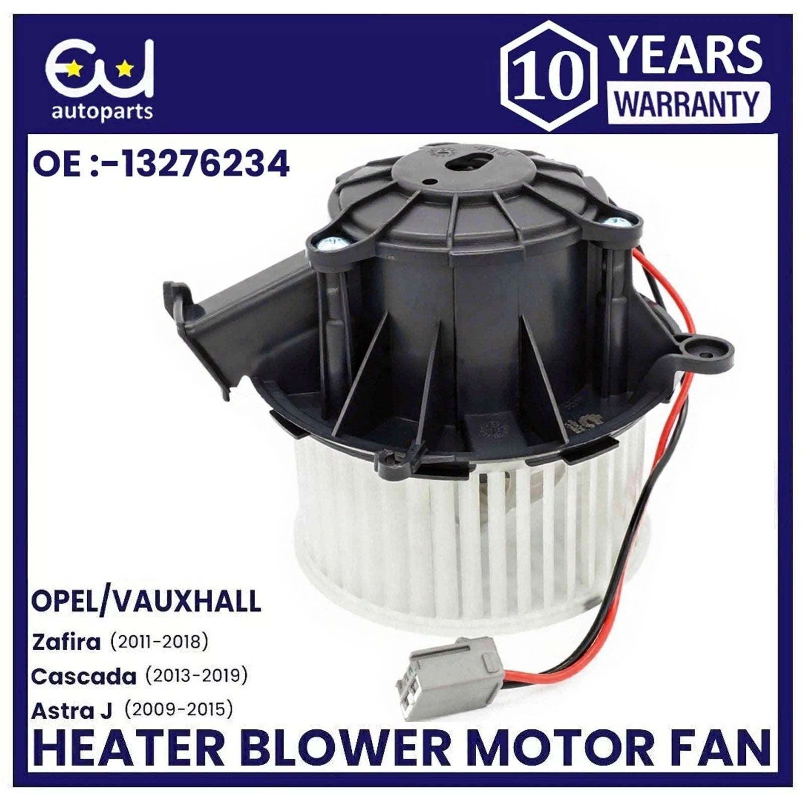 FOR VAUXHALL ASTRA J MK6 ZAFIRA C MK3 CASCADA HEATER BLOWER MOTOR FAN RHD