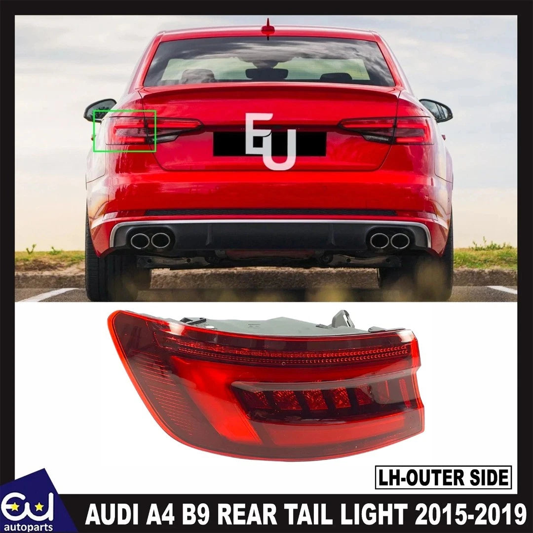 FOR AUDI A4 B9 15-19 SALOON PASSENGER SIDE REAR LEFT LED TAIL LIGHT LAMP OUTER