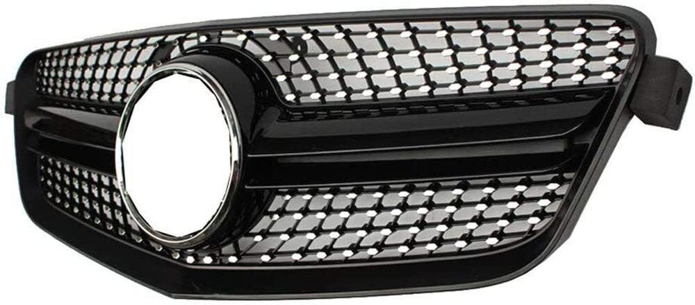 FOR MERCEDES E CLASS W212 S212 FRONT GLOSS BLACK DIAMOND GRILLE GRILL 2009-2013