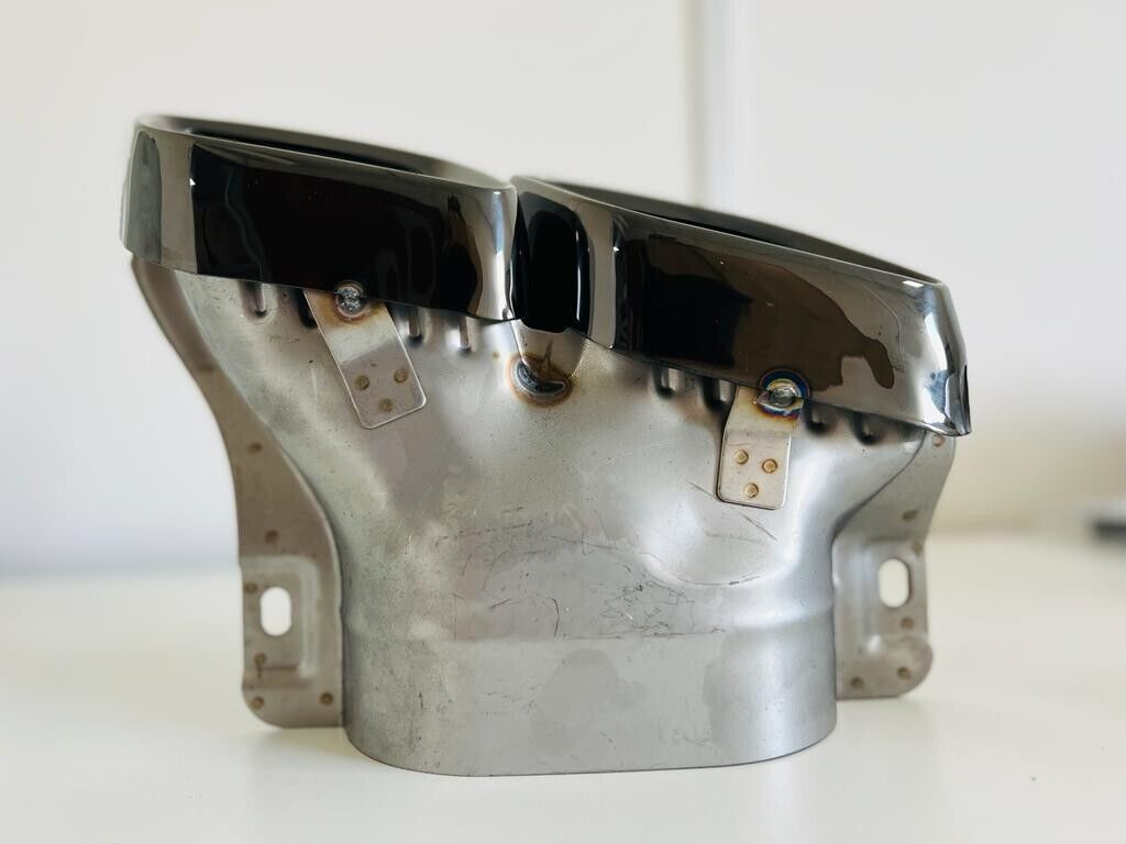 BLACK AMG EXHAUST TAIL PIPE FOR MERCEDES W205 W213 GLE C292 GLC C63 GLC63 E63 ML