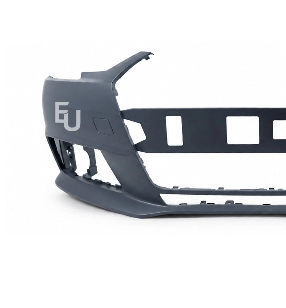 FRONT BUMPER PRIMED WITHOUT PDC AND WASHER HOLES FOR AUDI A4 B9 STANDARD 15–19