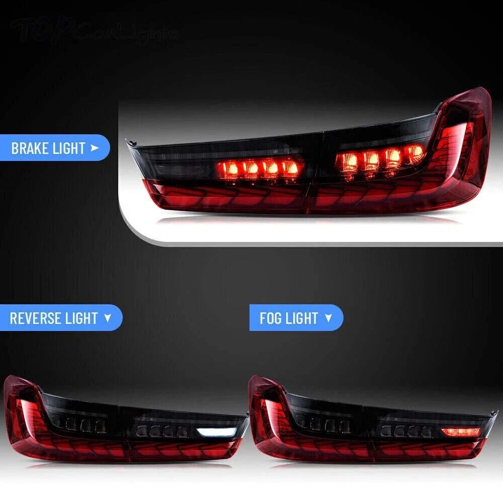OLED GTS REAR TAIL LIGHT LIGHTS LAMP FOR BMW 3 SERIES G20 G80 W/ ANIMATION 2019+