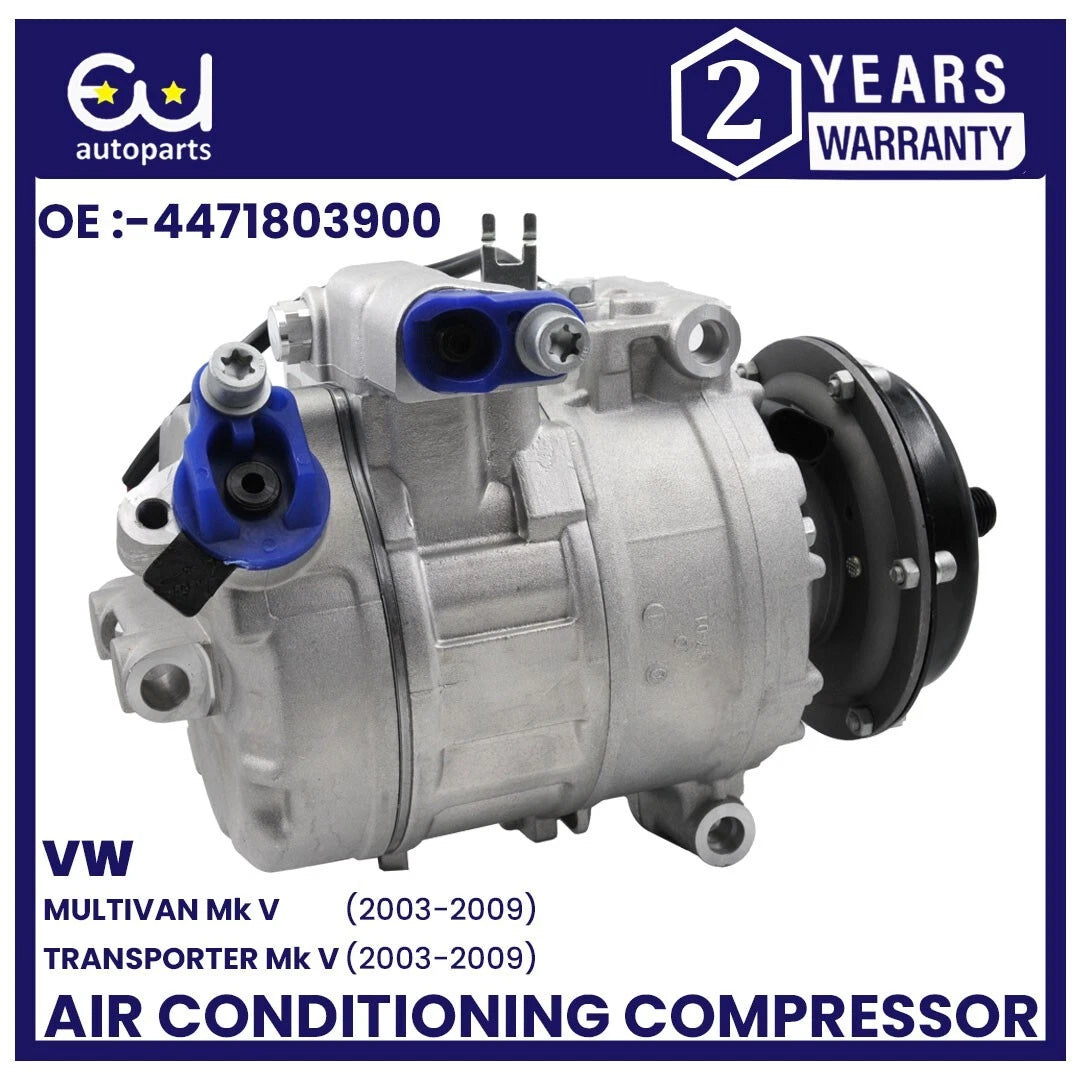 AIR CON A/C COMPRESSOR PUMP FOR VW TRANSPORTER MULTIVAN T5 TOUAREG 2.5 TDI