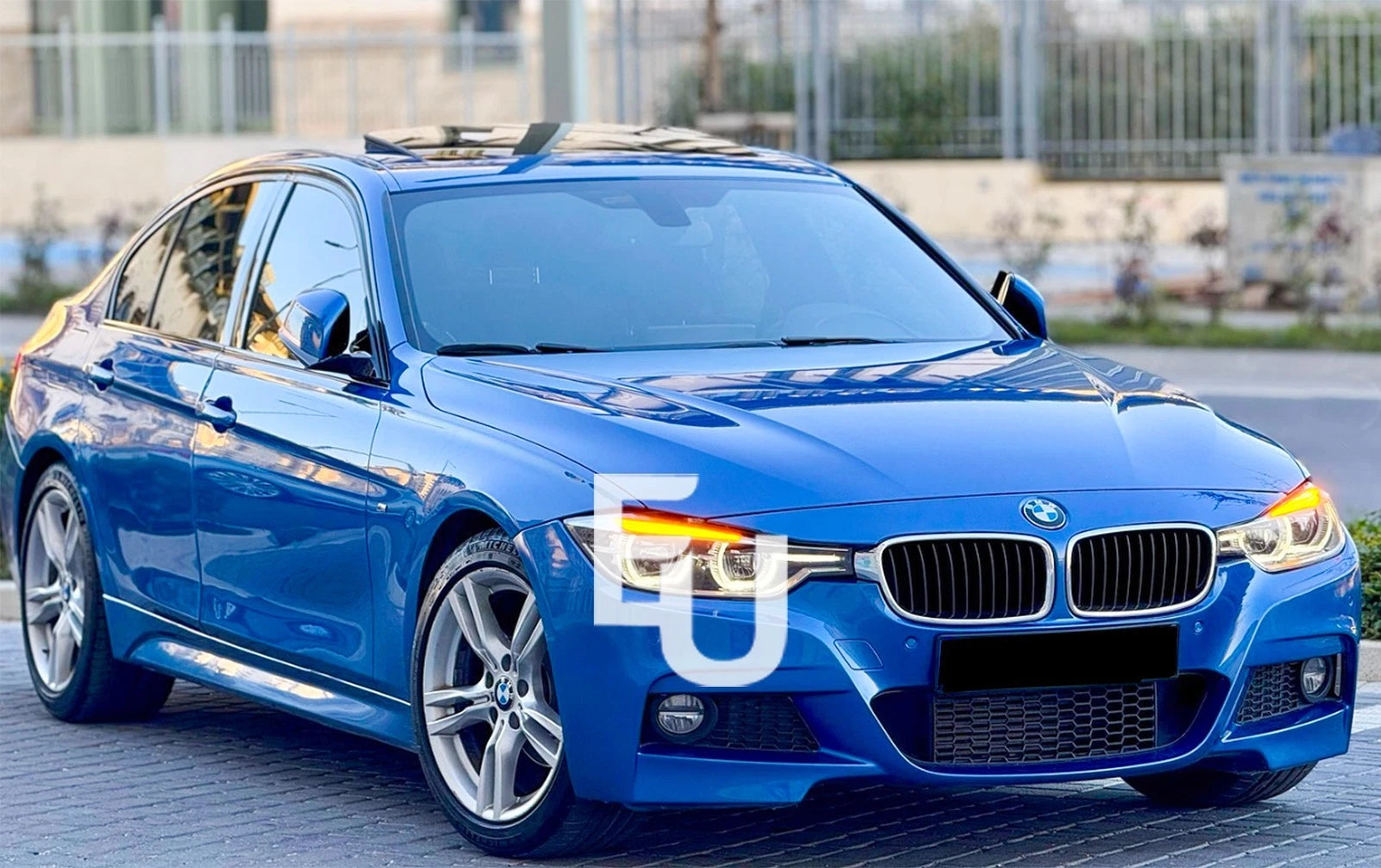 FOR BMW 3 SERIES FRONT BUMPER F30 F31 12-19 M SPORT W/PDC WASHER HOLE 5111805582