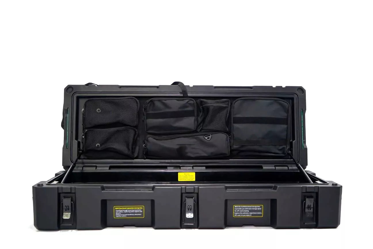 90 LITRE TOOL STORAGE CARGO CANVAS BAGS BOX ROOF RAILS RACK PLATFORM