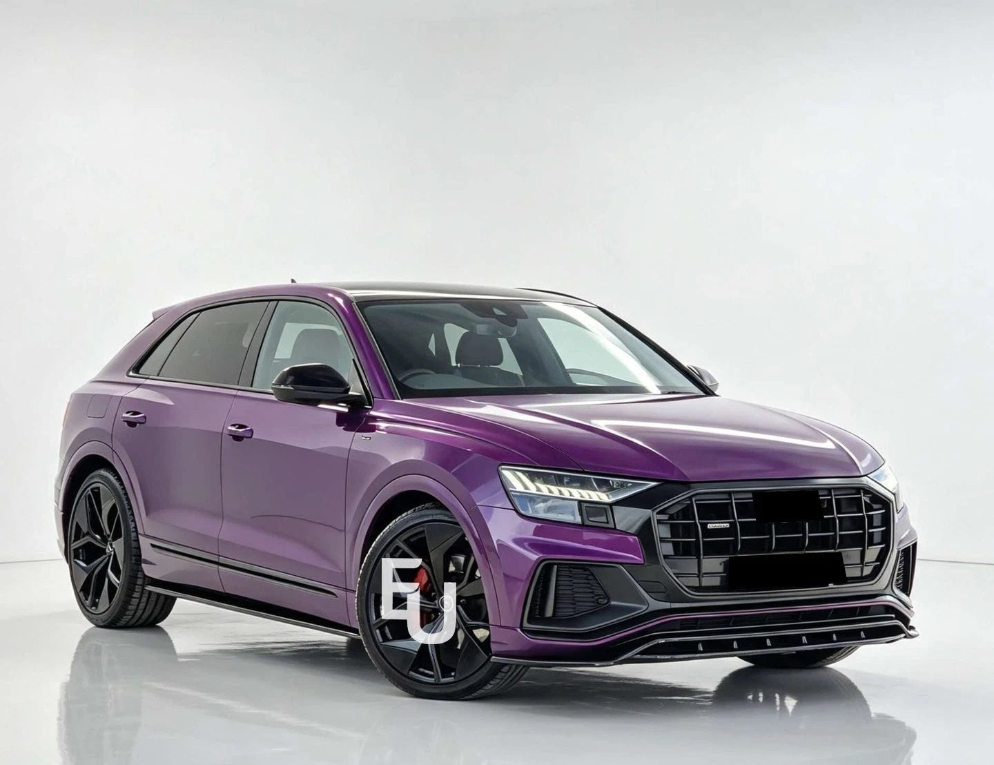 SQ8 CONVERSION BODYKIT FRONT SPLITTER REAR DIFFUSER FOR AUDI Q8 S-LINE 2019-2023