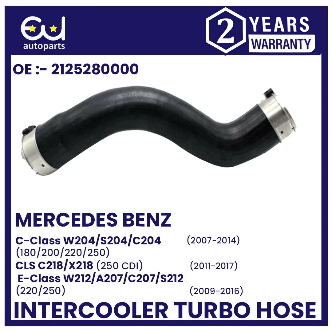 LEFT CHARGE AIR INTERCOOLER TURBO HOSE PIPE FOR MERCEDES C CLASS W204 2045282182