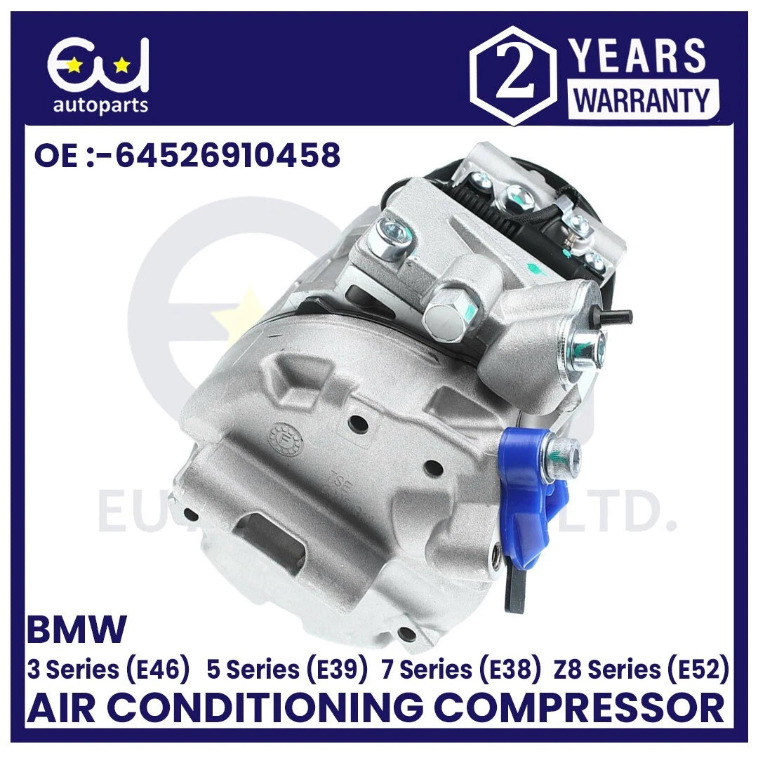 AIR CONDITIONING COMPRESSOR FOR BMW E38 E39 E46 E52 320I 323I 520I 523I M3 M5 Z8