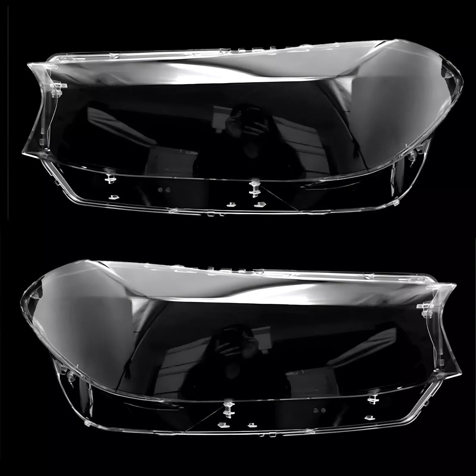 LEFT RIGHT HEADLIGHT HEADLAMP CLEAR LENS COVER FOR BMW 6 SERIES GT G32 2017-2019