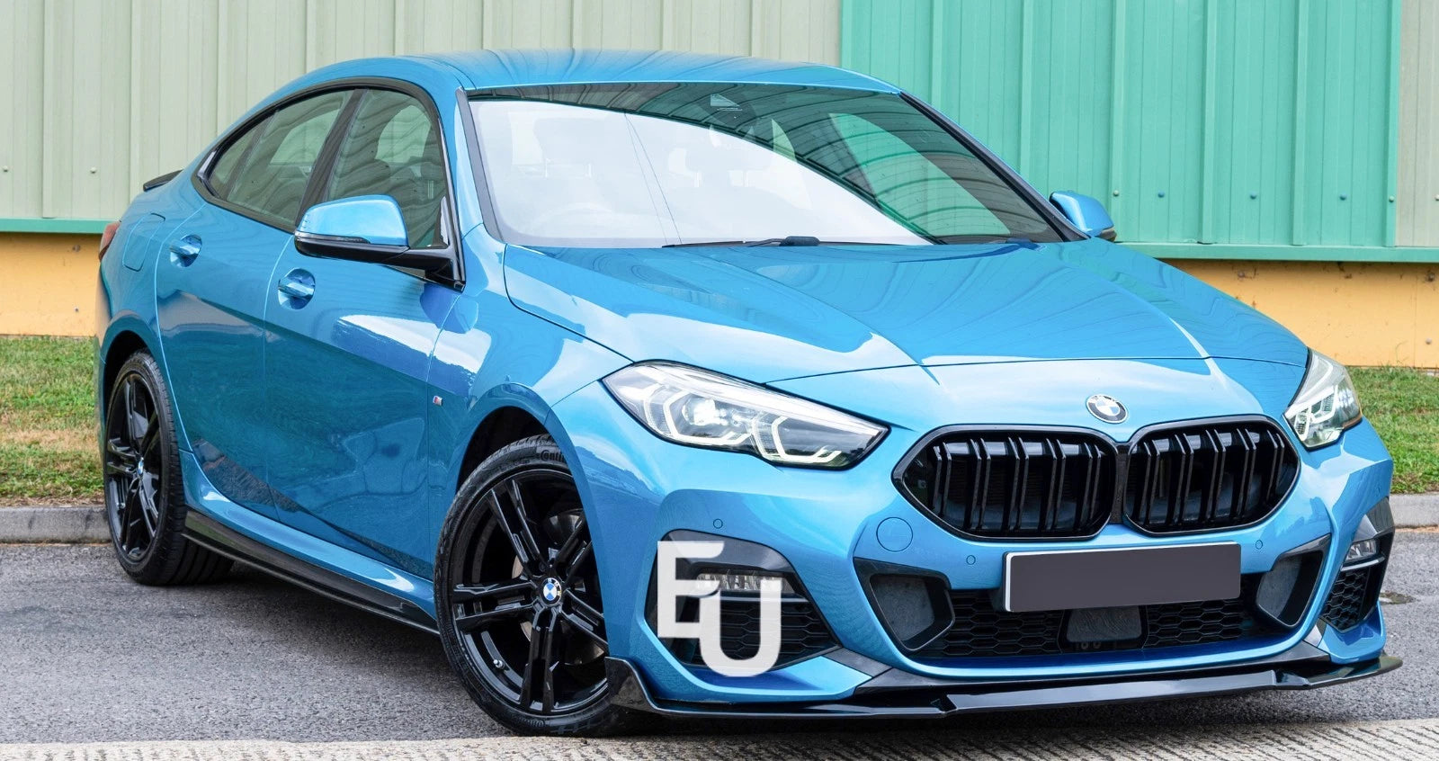 FOR BMW 2 SERIES F44 M SPORT SIDE SKIRTS EXTENSION PAIR BLADES CARBON LOOK 2020+