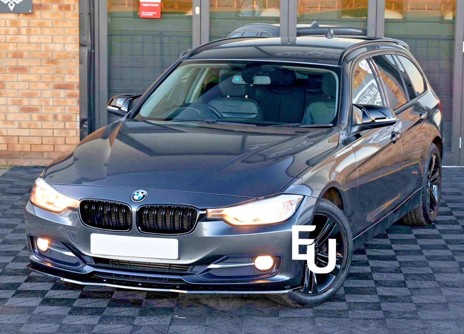 FOR BMW F30 F31 3 SERIES STANDARD SE SPORT FRONT LIP SPOILER SPLITTER GLOSS