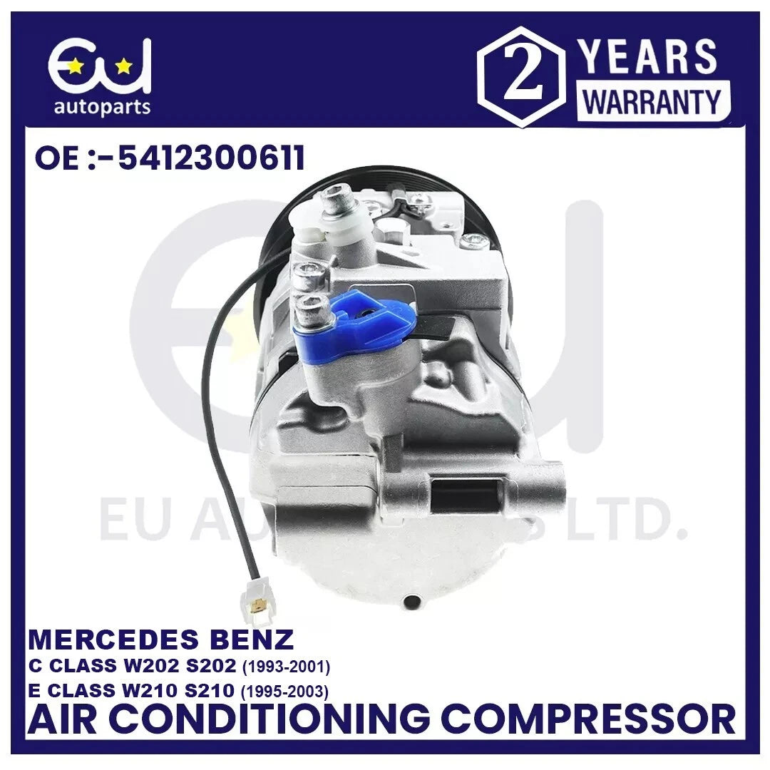 AIR CON AC COMPRESSOR FOR MERCEDES C E M S CLASS W202 S202 W140 W210 SLK R170