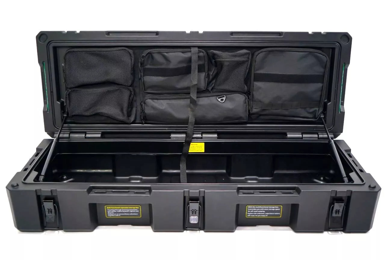90 LITRE TOOL STORAGE CARGO CANVAS BAGS BOX ROOF RAILS RACK PLATFORM
