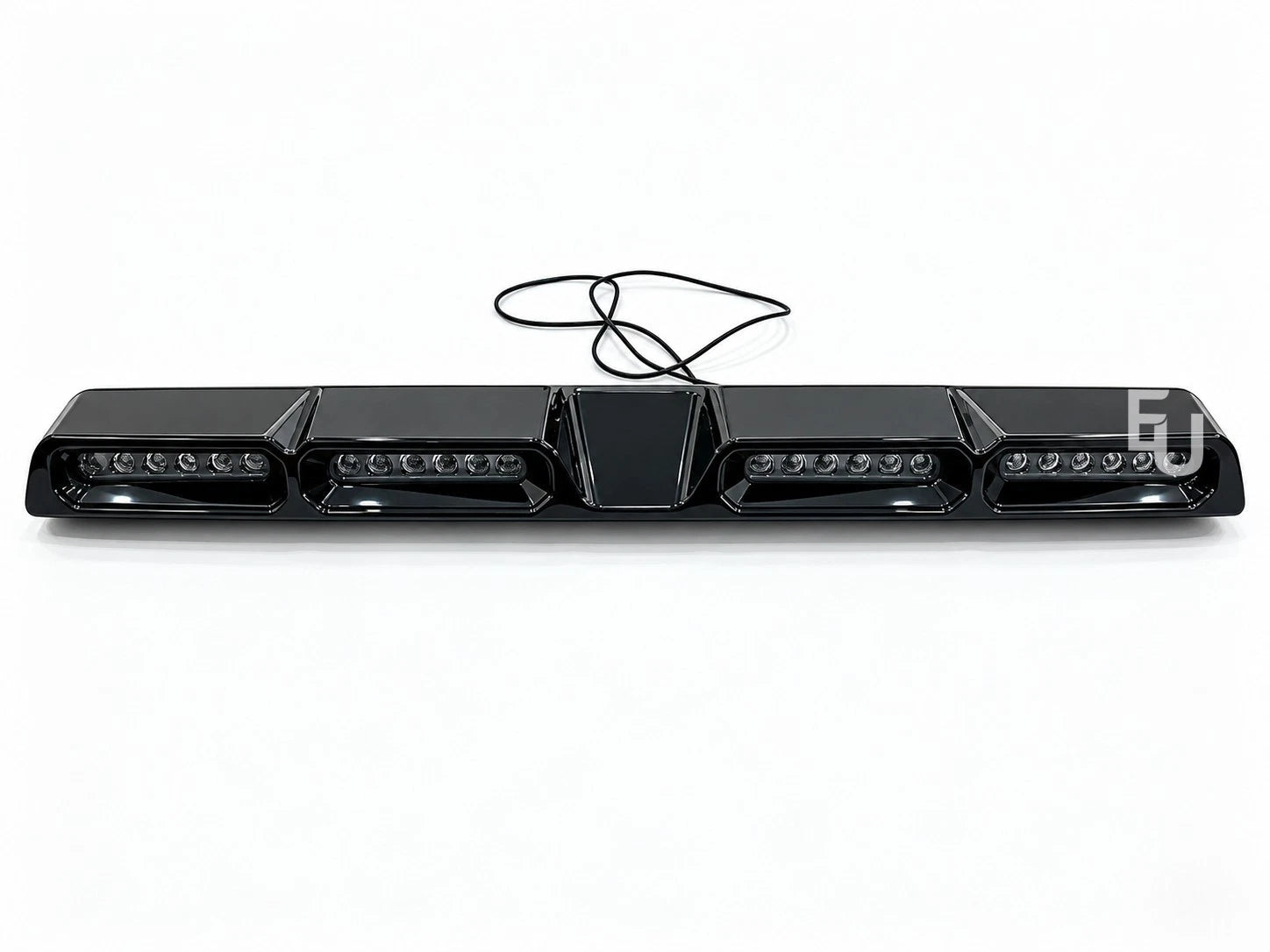 GLOSS BLACK POD QUAD LED MOUNTED ROOF LIGHT FOR FORD RANGER T6 T7 T8 T9 2011+