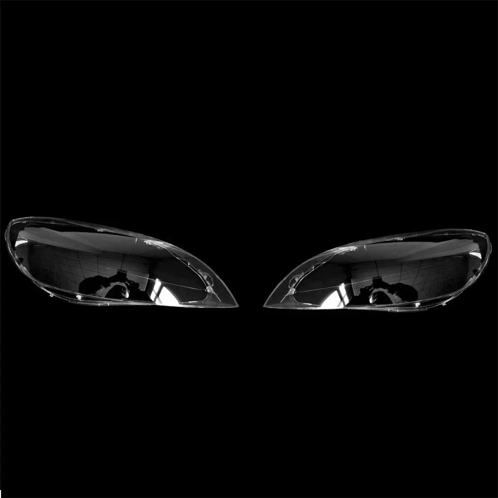 FOR VOLVO V40 FRONT LEFT RIGHT SIDE PAIR R+L HEADLIGHT LAMP LENS COVER 2017-2020