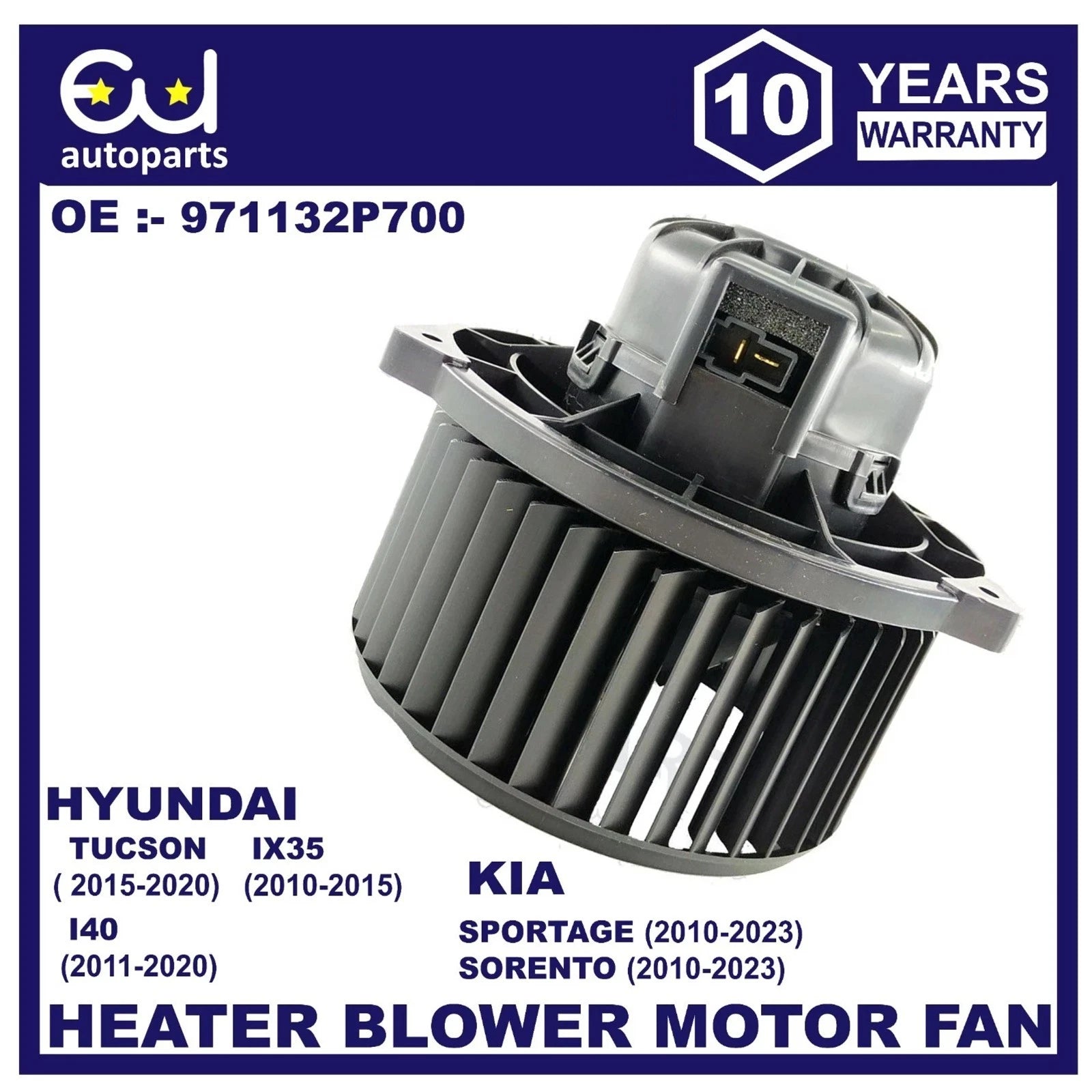 HHFBD Heater Blower Motor Fan Compatible With Hyundai I40 - View #7