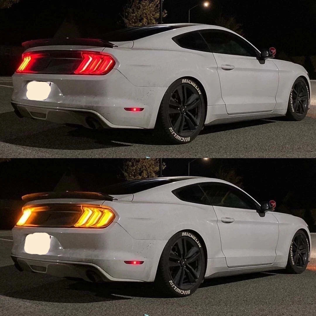 SMOKED LED REAR LIGHTS 5 MODES FOR FORD MUSTANG 2015-2023 W/SEQUENTIAL SIGNALS