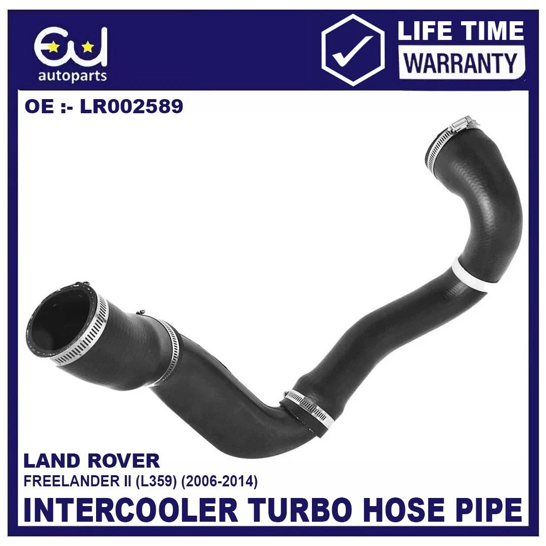 INTERCOOLER TO MANIFOLD HOSE PIPE LR002589 FOR LAND ROVER FREELANDER 2 2.2 TD4