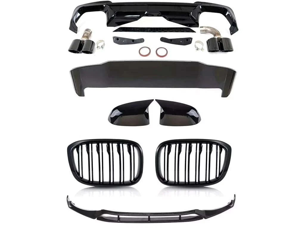 BODYKIT BODY KIT FOR BMW X3 G01 X3M FRONT SPLITTER REAR DIFFUSER SPOILER 2018+