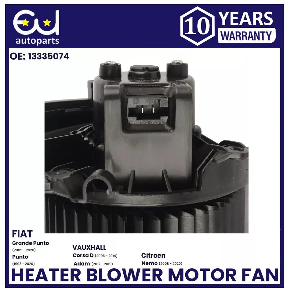 HEATER BLOWER MOTOR FAN FOR VAUXHALL CORSA D CORSA E PUNTO GRAND PUNTO ADAM