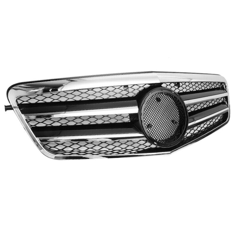 FOR MERCEDES W212 E-CLASS SALOON ESTATE BLACK CHROME GRILL GRILLE E63 AMG 09-13