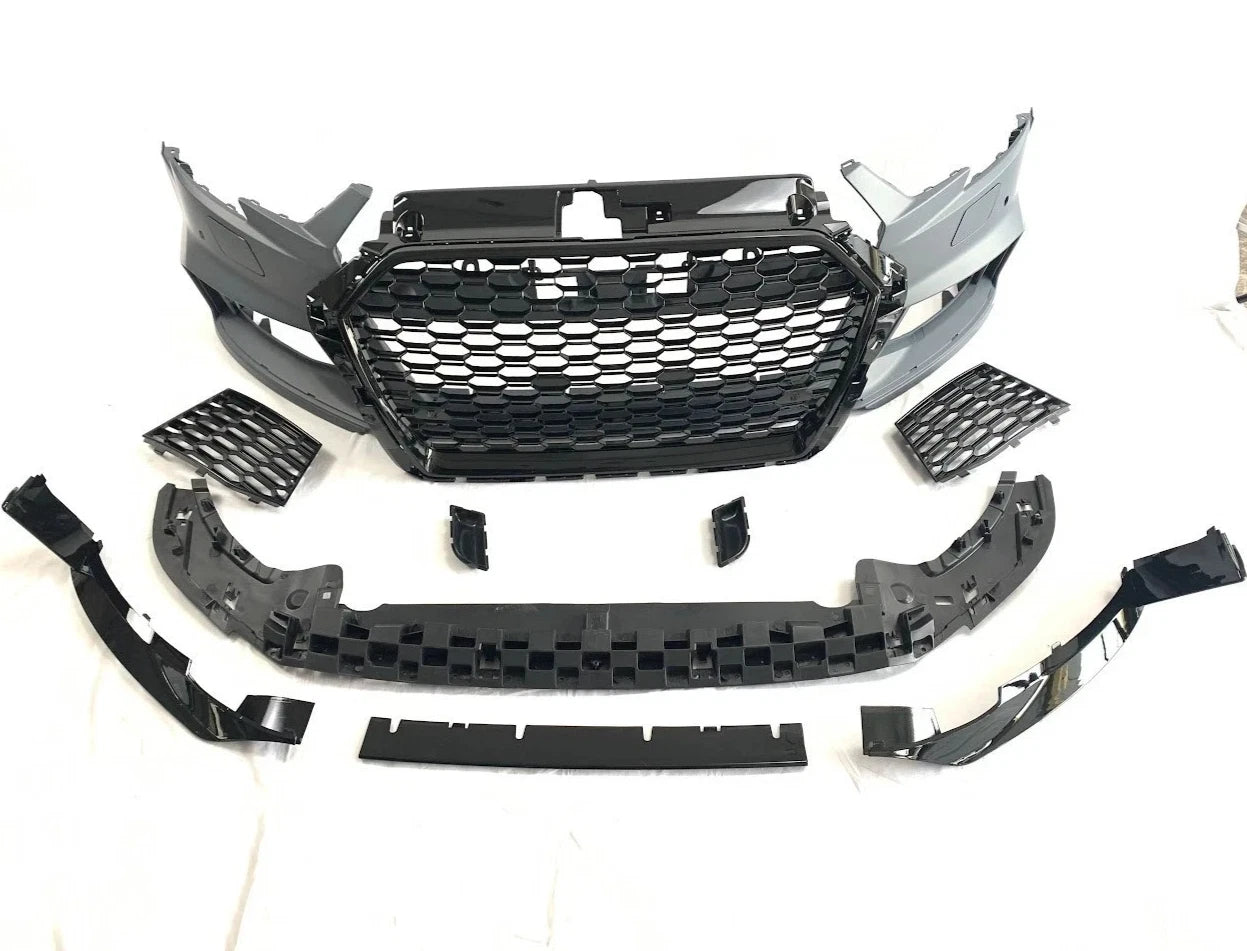 FRONT BUMPER RS3 STYLE CONVERSION FOR AUDI A3 HATCHBACK SPORTSBACK 8V 2016-2020
