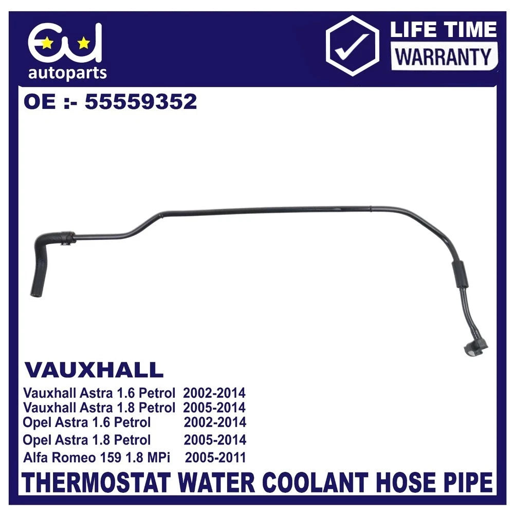 THERMOSTAT WATER COOLANT HOSEPIPE FITS FOR VAUXHALL ASTRA ZAFIRA INSIGNIA SIGNUM