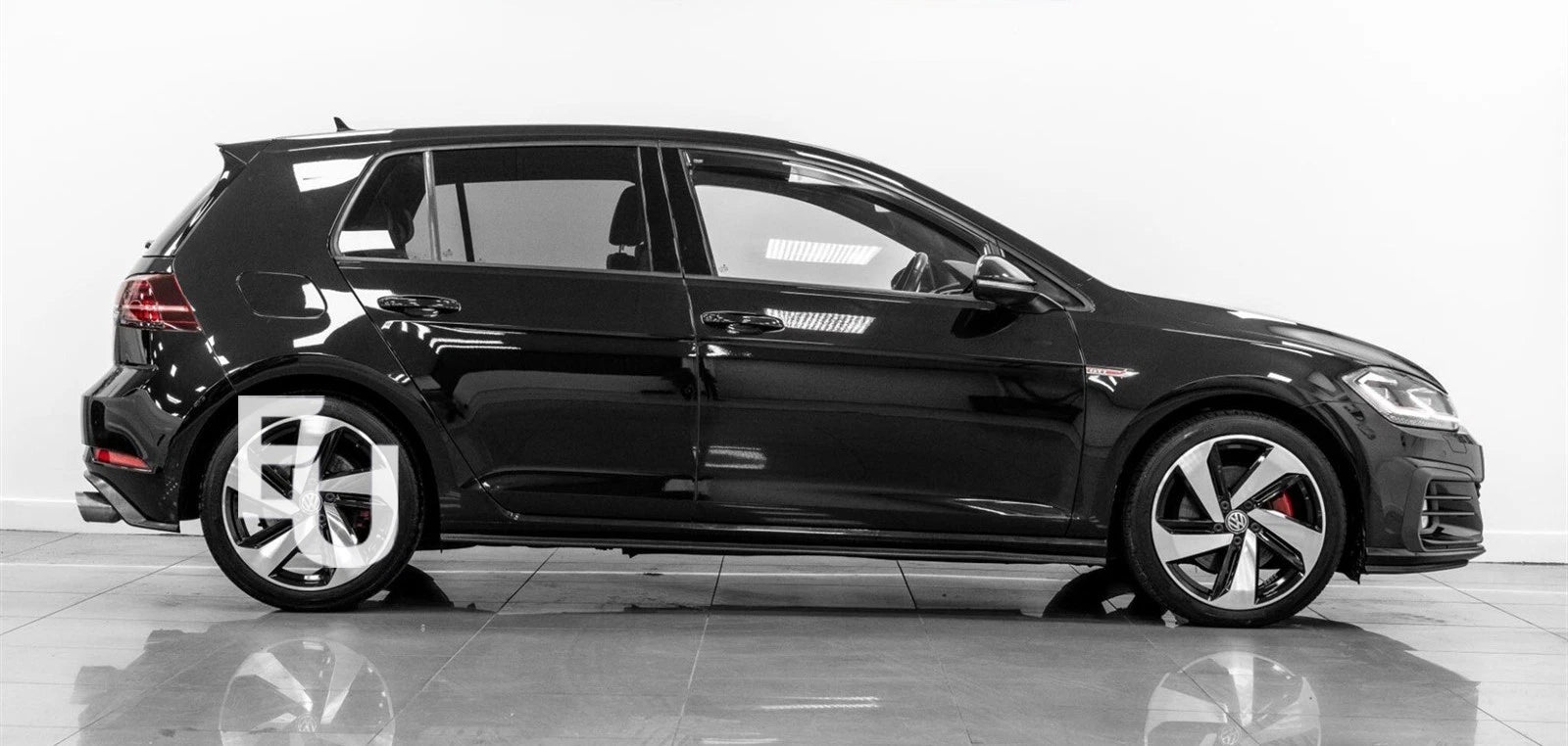 FOR VW GOLF MK7 MK7.5 R-LINE 2013-2018 GTI GTD STYLE SIDE SKIRT EXTENTION GLOSS