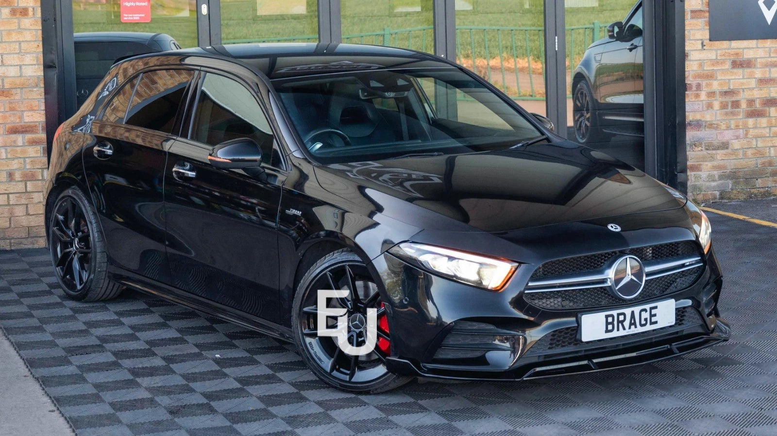FOR MERCEDES A CLASS W177 CLA C118 GLOSS BLACK WING MIRROR COVER PAIR 2019-2023
