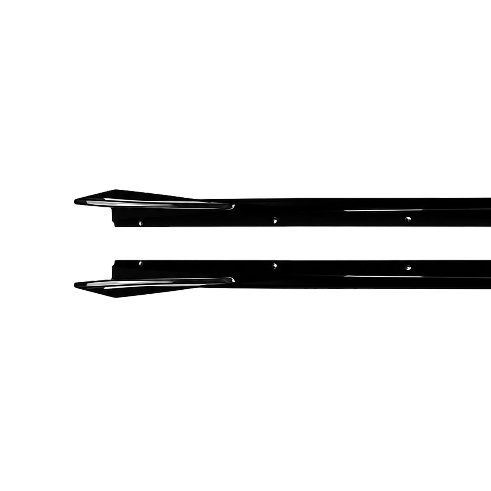 FOR AUDI A7 S7 S LINE C8 SIDE SKIRT SKIRTS EXTENSION BLADE GLOSS BLACK 2017-2025