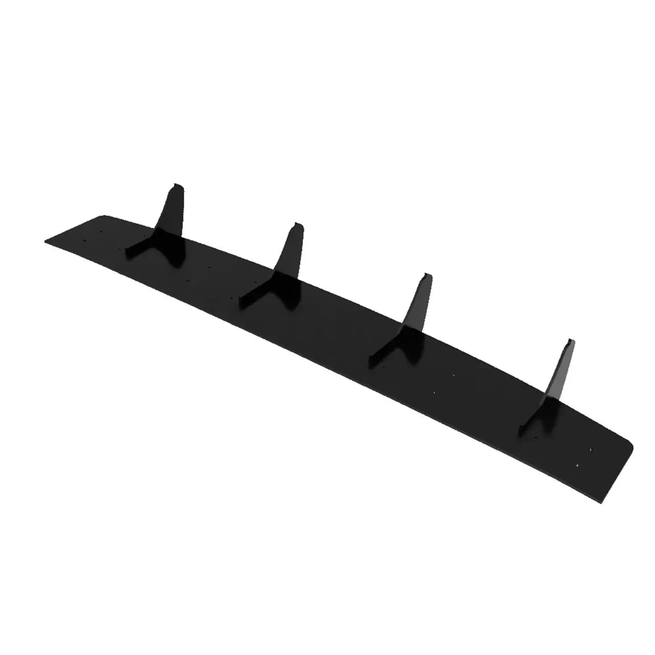 FOR AUDI Q8 S-LINE REAR BLADE DIFFUSER GLOSS BLACK VALANCE 2018-2023