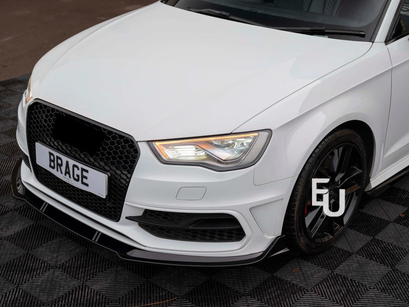 FOR AUDI A3 S3 8V 2012-2016 S-LINE HATCHBACK FRONT BUMPER PRIME WITH WASHER JETS