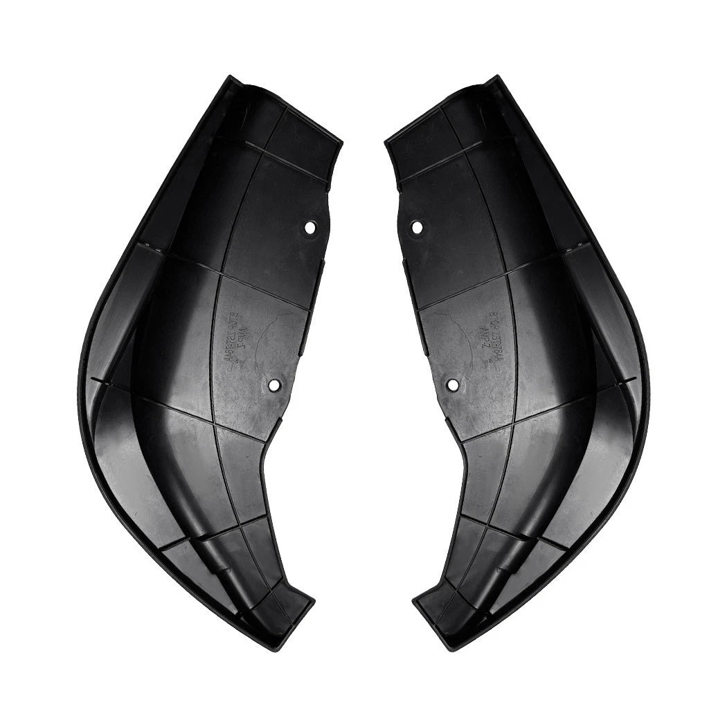 FOR BMW 1 SERIES F40 M SPORT REAR SIDE SPLITTER BUMPER DIFFUSER GLOSS BLACK 19+