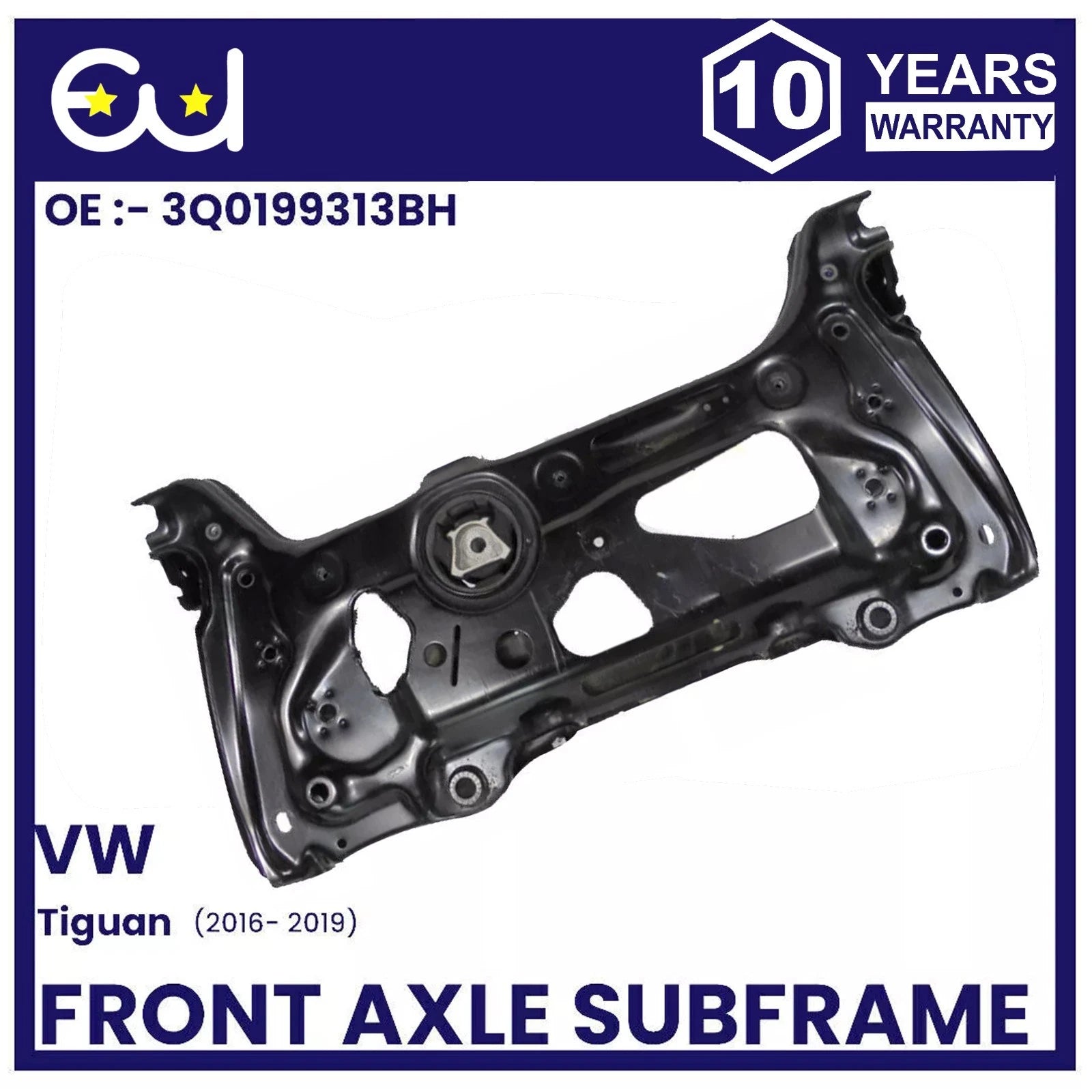 HEAVY DUTY FRONT AXLE SUBFRAME CROSSMEMBER FOR VOLKSWAGEN TIGUAN 2016-2019