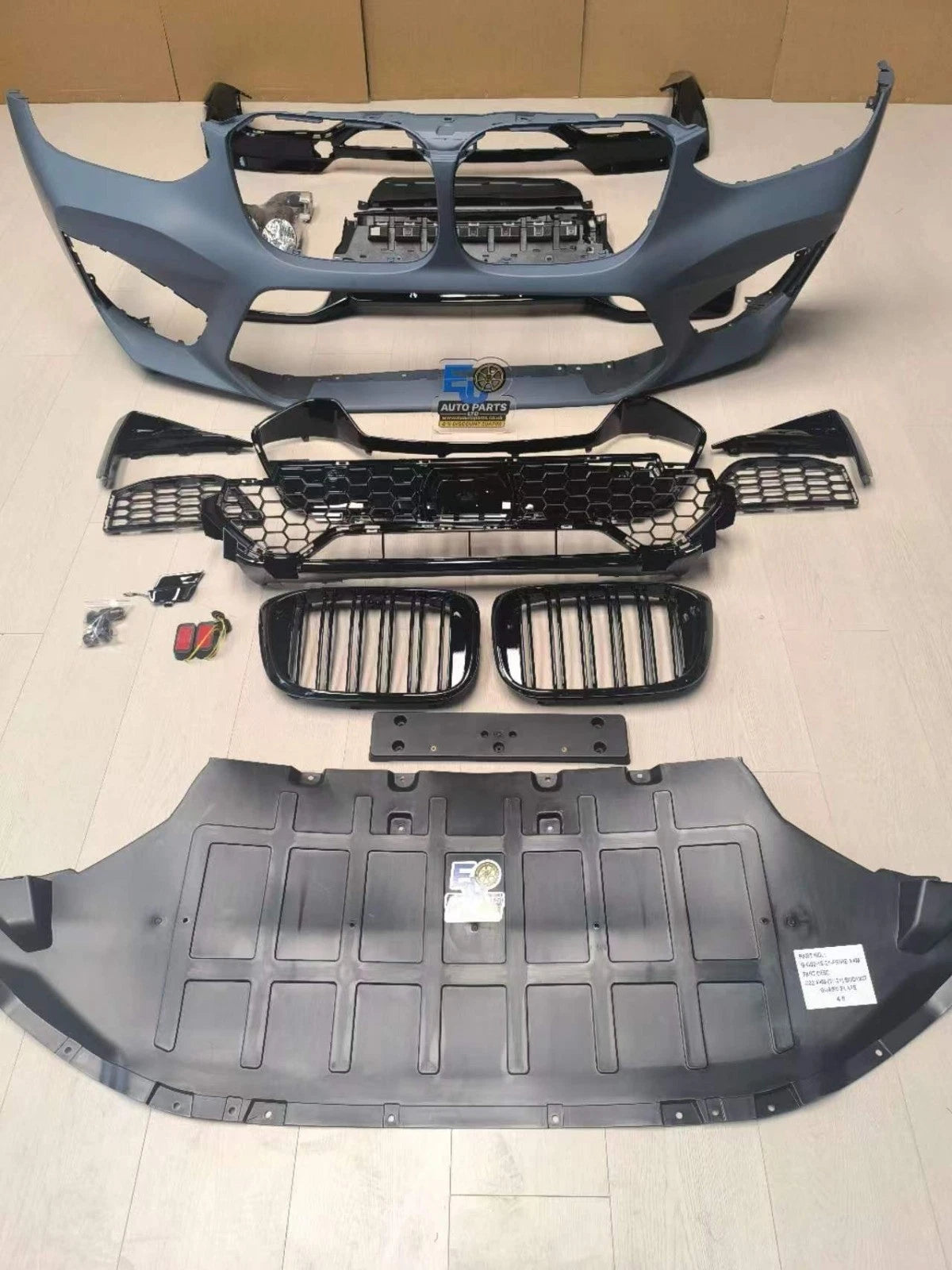 FOR BMW X4 G02 18-21 X4M F98 CONVERSION FRONT REAR BUMPER BODY KIT REAR DIFFUSER