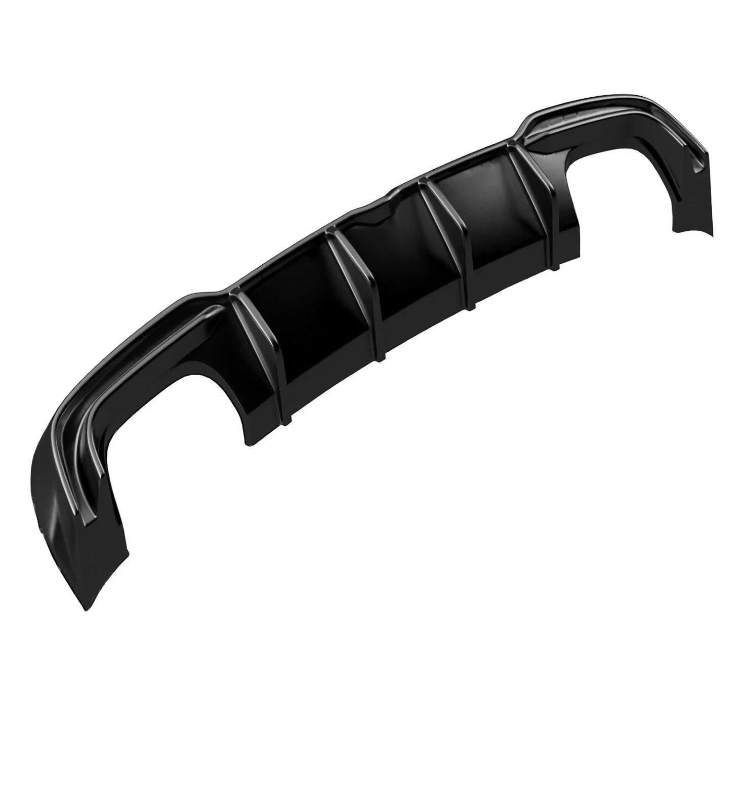 REAR DIFFUSER FOR AUDI A3 S-LINE S3 8V SPORTBACK HATCHBACK FACELIFT GLOSS 17-20