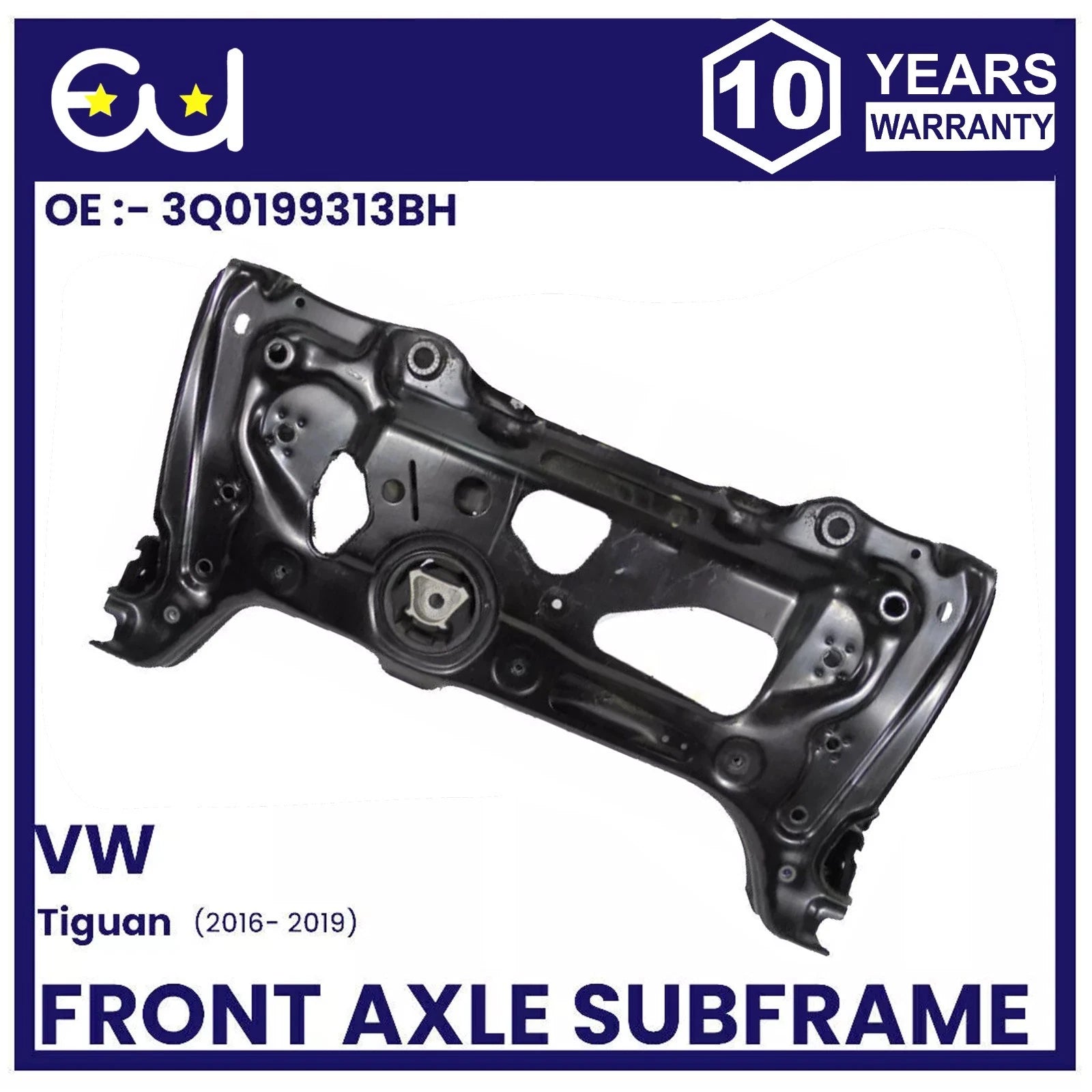 HEAVY DUTY FRONT AXLE SUBFRAME CROSSMEMBER FOR VOLKSWAGEN TIGUAN 2016-2019