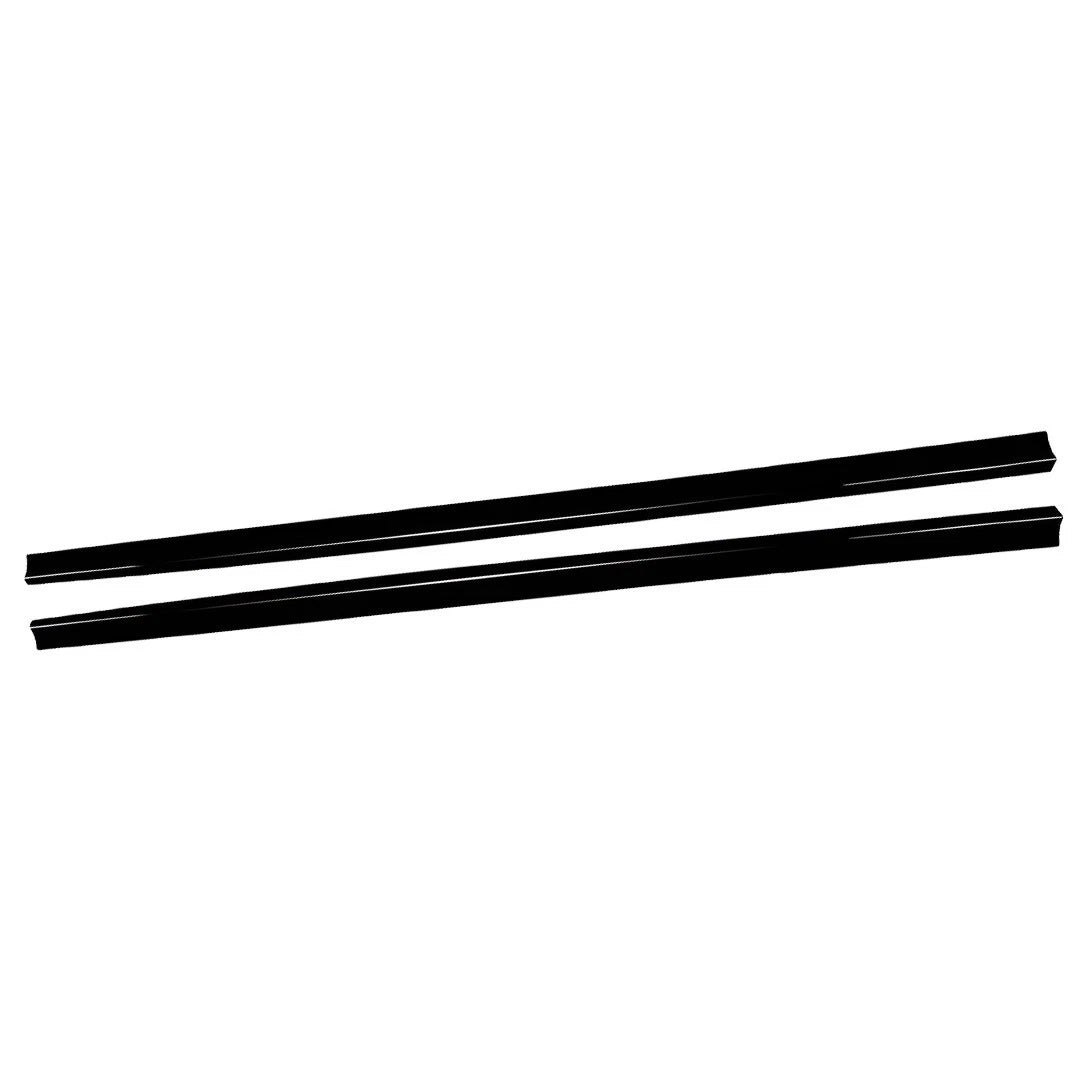 FOR VW GOLF6 MK6 SE SIDE SKIRT EXTENSION LIP SPLITTER GLOSS BLACK 2008-2013