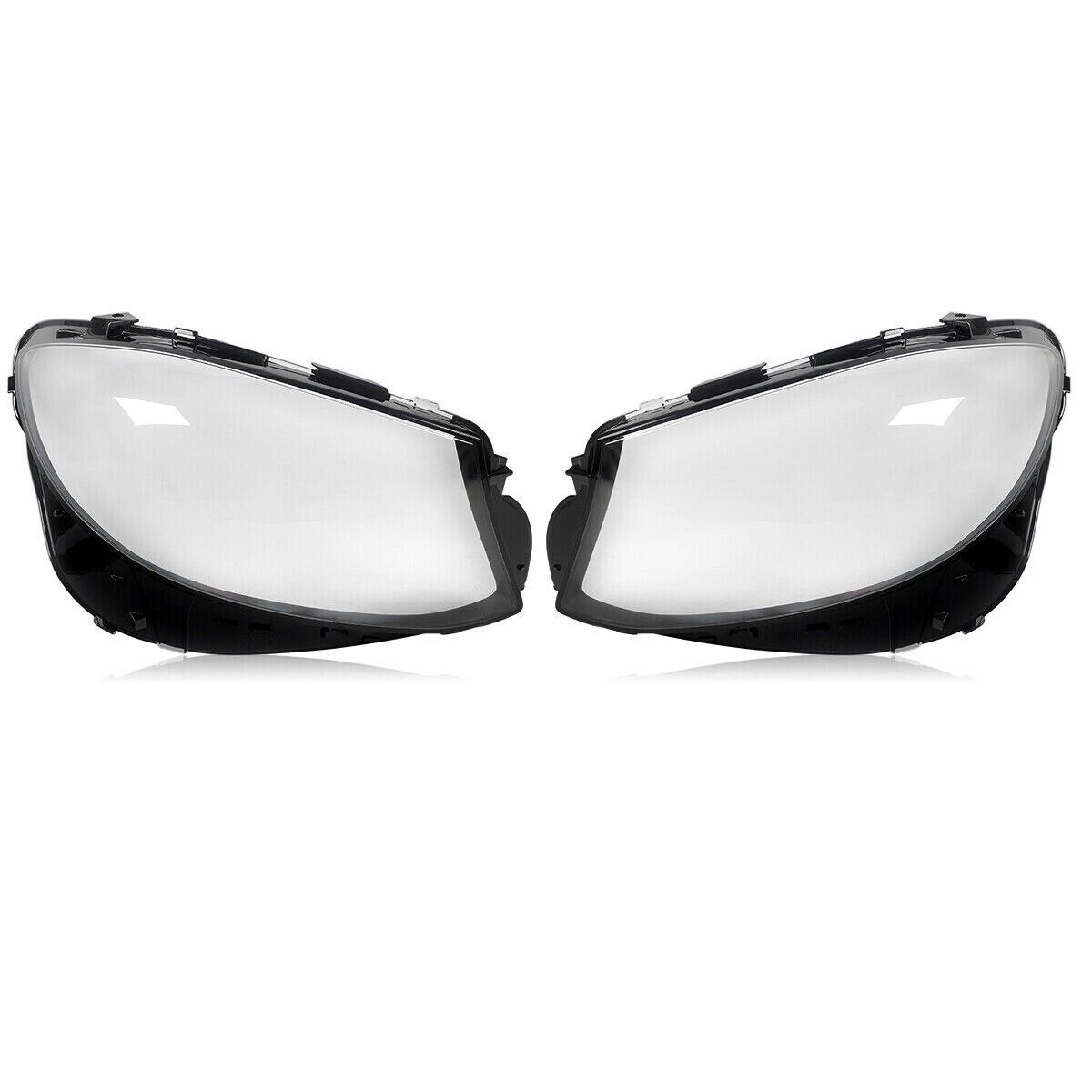 FOR MERCEDES-BENZ E CLASS W213 HEADLIGHT LENS COVER LEFT & RIGHT SIDE 2016–2020
