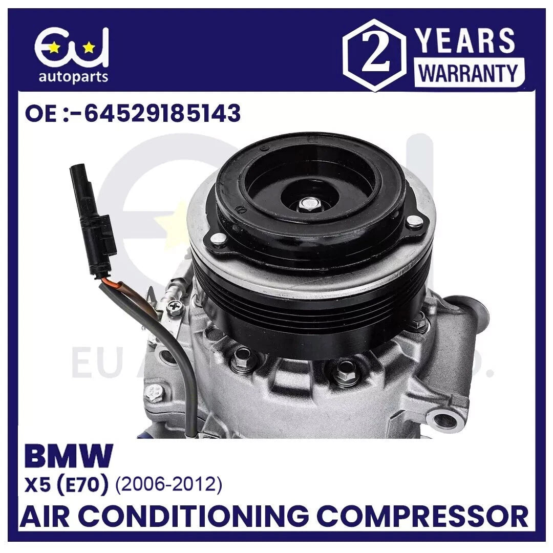 AIR CONDITIONING AC COMPRESSOR PUMP FOR BMW X5 E70 30i 2006-10 3.0 64529185143