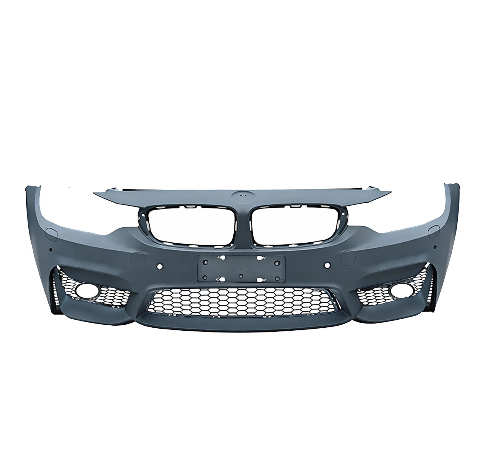 FOR BMW F30 F31 M3 CONVERSION FRONT BUMPER SPLITTER BODYKIT PRIMED PDC 2011-19