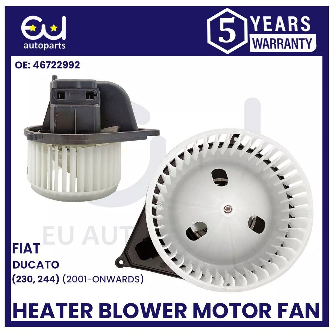 HEATER BLOWER MOTOR FAN FOR FIAT DUCATO 230 244 2001-ONWARDS LHD