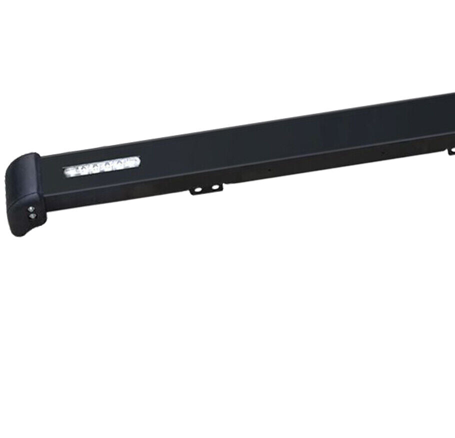 FOR LAND ROVER DEFENDER METAL FRONT BUMPER WITH LED DRL LIGHTS & RUBBER END CAPS