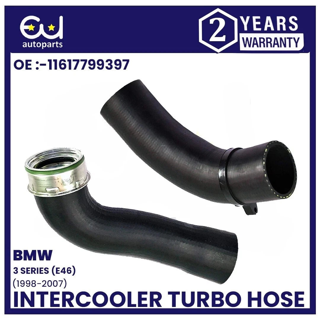 2X INTERCOOLER TURBO HOSE LEFT FOR BMW 318 320 E46 2.0D 11617799397 11617791393