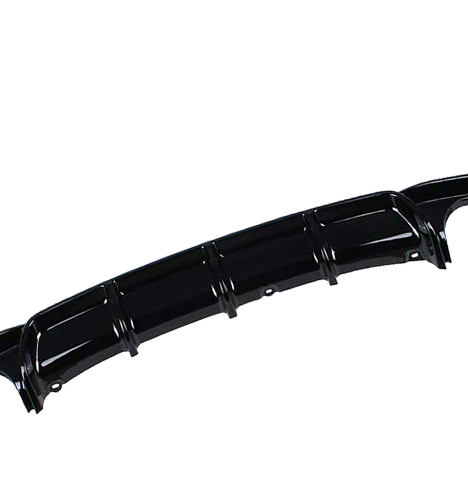 FOR BMW 3 SERIES F30 F31 M SPORT REAR BUMPER DIFFUSER VALANCE GLOSS BLACK 11-19
